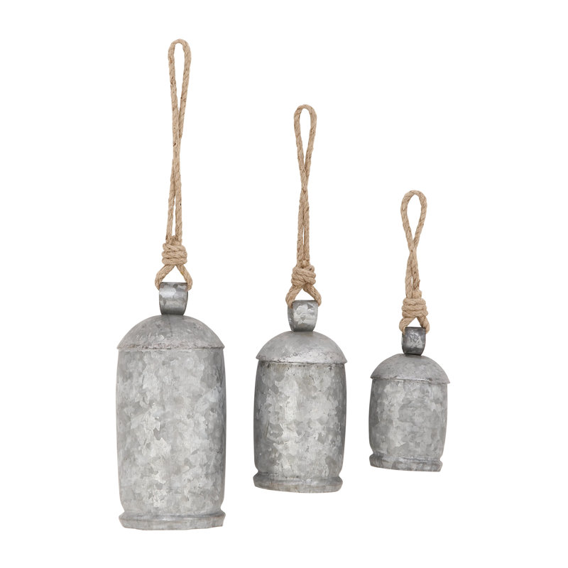 Breakwater Bay 3 Piece Metal and Wood Bell Wall Décor Set & Reviews
